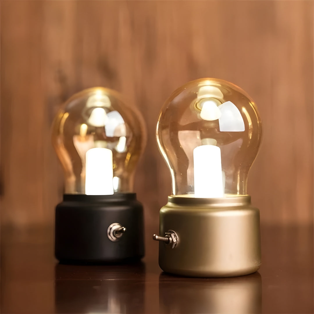 Skanto | Bærbar Retro Bordlampe - LumiRetro