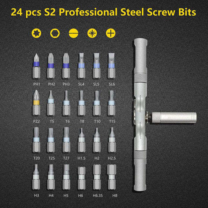 Skanto | Ratchet 24-i-1 Skrutrekker Sett