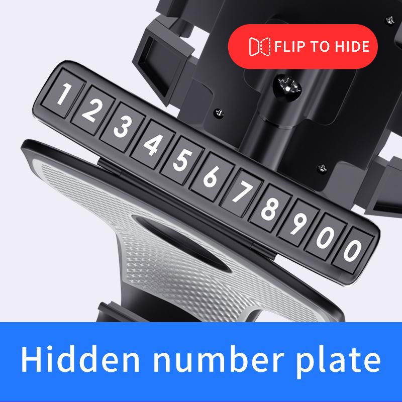 Skanto | Dashboard Telefonholder med Nummerplate