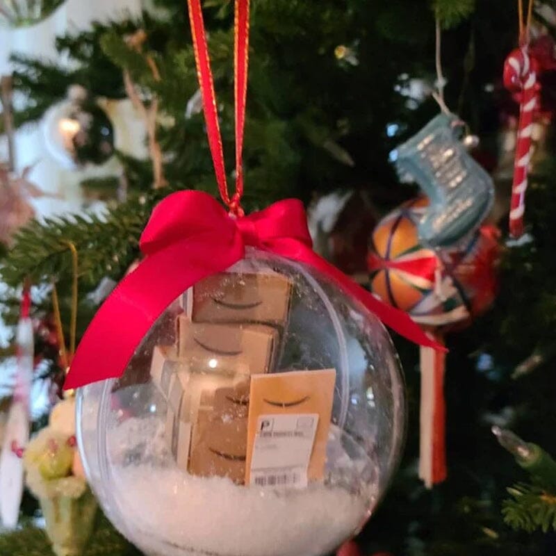 Skanto | Julepynt transparent kule