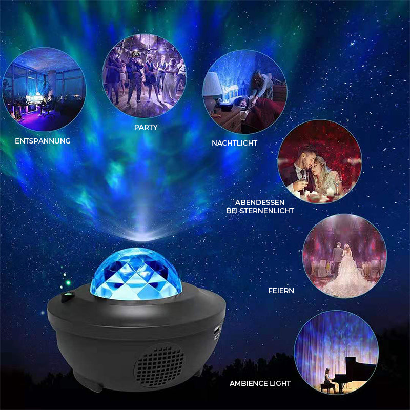 USB-Bluetooth-Musikk Stjerneprosjektor Lys | Skanto