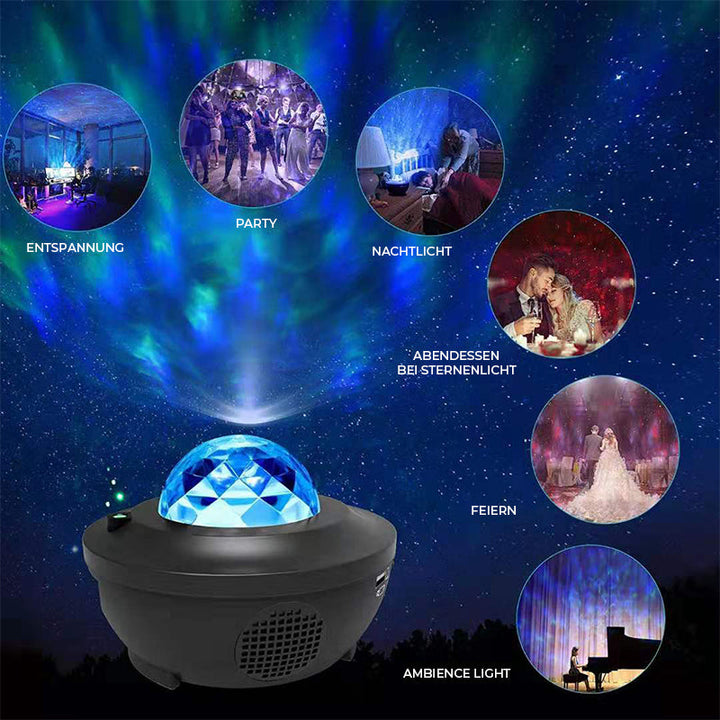 USB-Bluetooth-Musikk Stjerneprosjektor Lys | Skanto