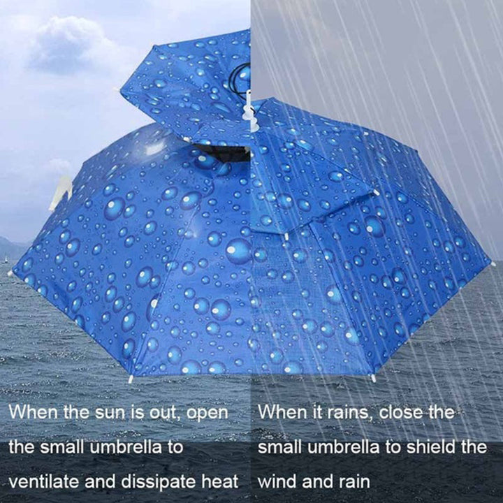 Skanto | Outdoor Dobbel-Lag Regn Paraply Hatt