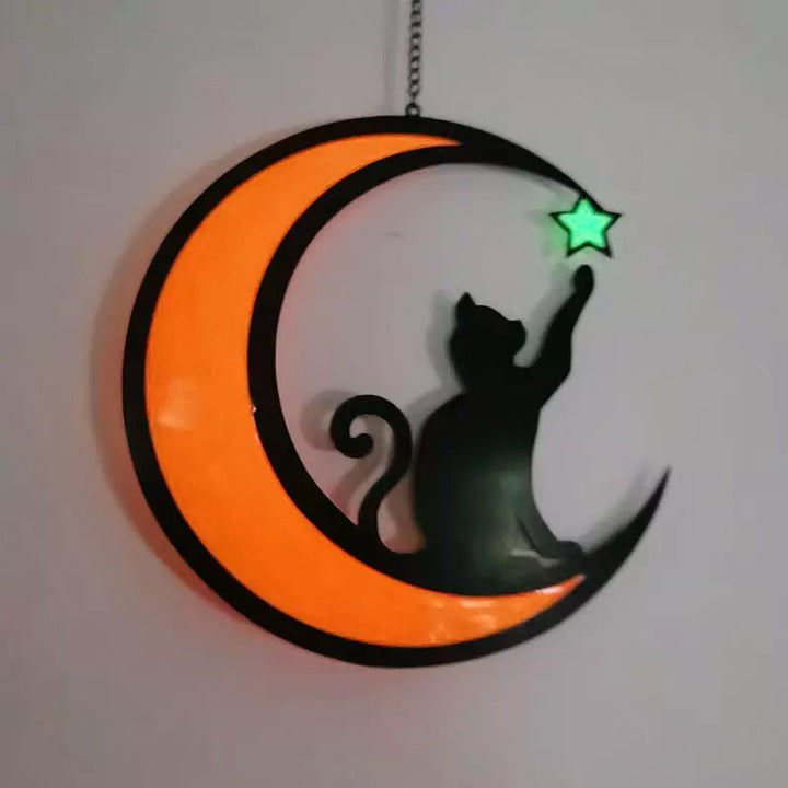 Skanto | Moon Black Cat Dekorasjoner