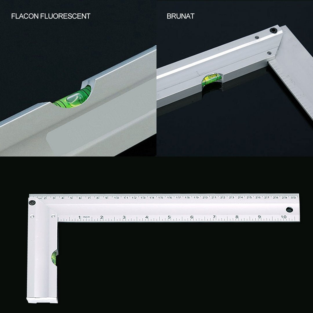 Skanto | Aluminiumlegering trekant- og firkantlinjal