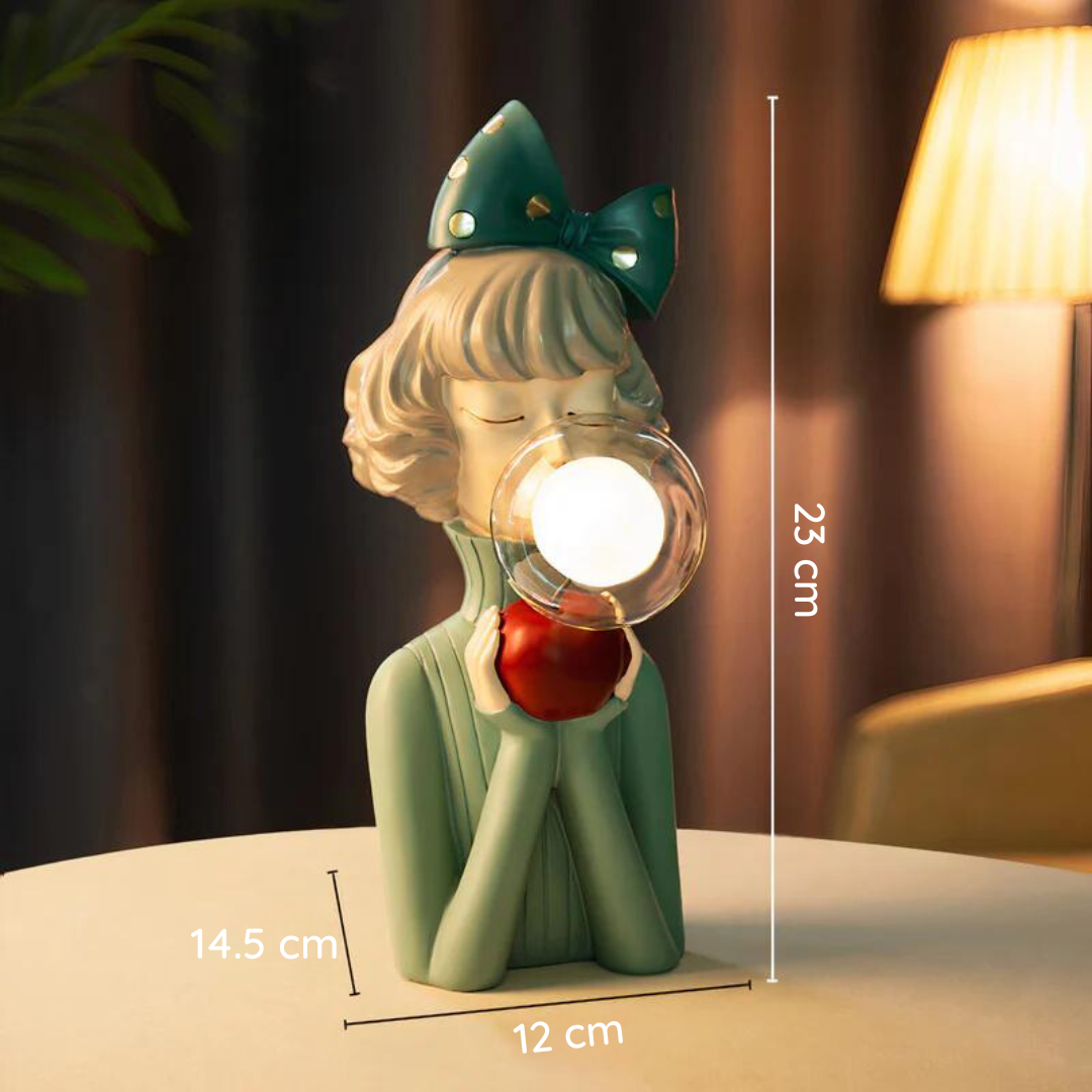 Norvo | Elegant retro bordlampe for stuen - Håndlaget dekorativ belysning