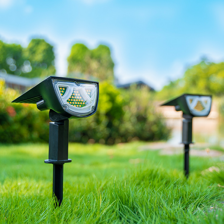 Skanto | Solar LED Spotlight – Utendørsbelysning med solcellepanel for hage og stier