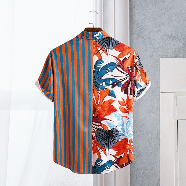 Skanto | Hawaiiansk trykk kortermet skjorte