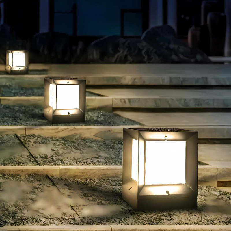 Stilig LED gulvlampe for elegant utendørsbelysning | Skanto