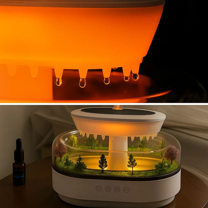 Dry-Air Relief – Stille LED Nattlys – Berolig Hud & Pust – Rolig Avslappende Søvn for Hjem & Soverom Skanto