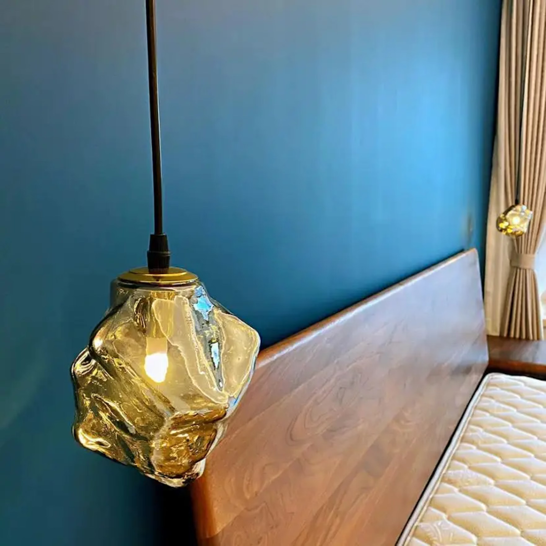 Skanto | Frostglow Glass Pendant Inspirert av Isbiter