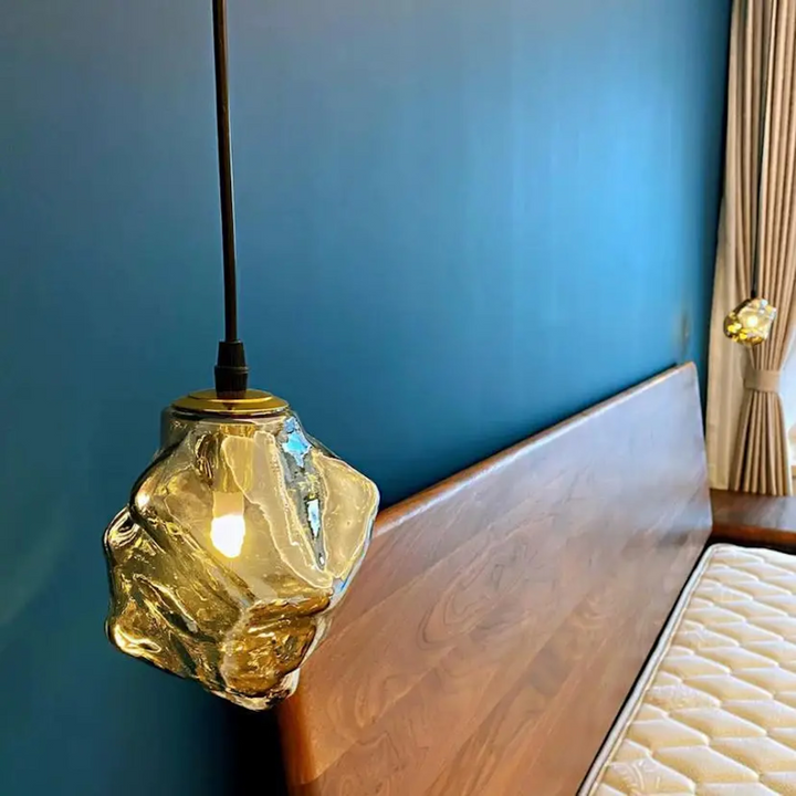 Skanto | Frostglow Glass Pendant Inspirert av Isbiter