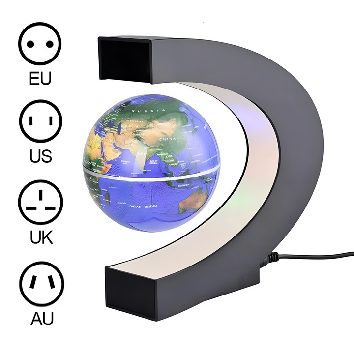 Skanto | Armstrong | Magnetisk Levitasjon Flytende Globe Lampe med LED Verdenskart
