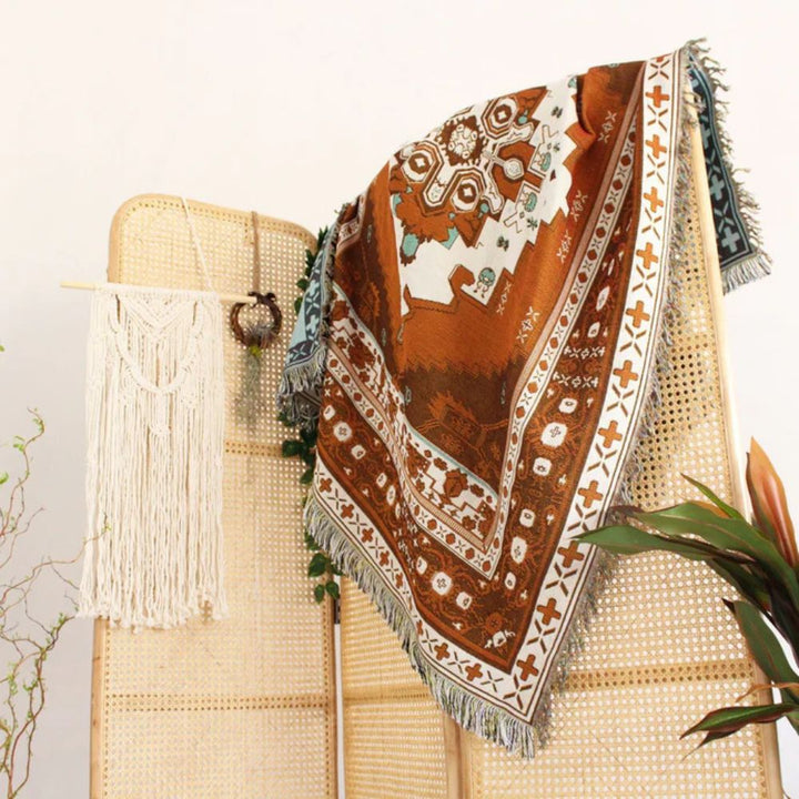 Skanto | Boho Chic Mønstret Kastepledd