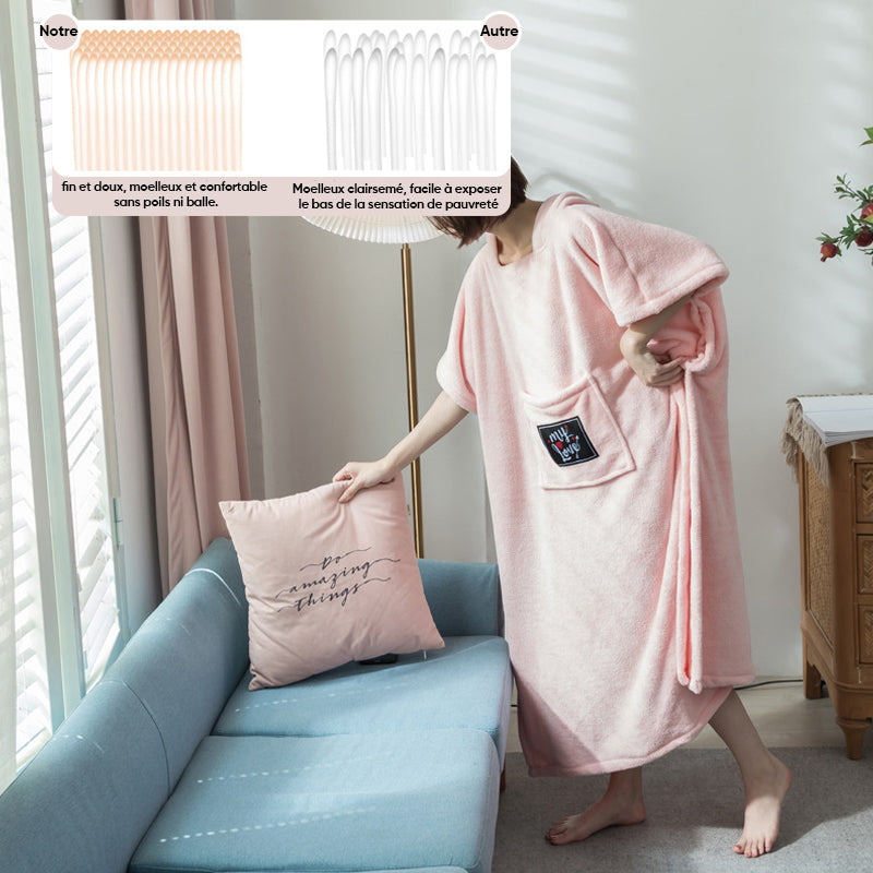 Terry badekåpe laget av myk bomullsstoff Girly | Skanto