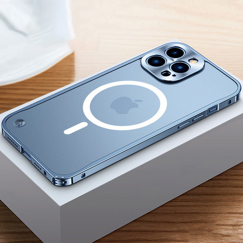 Skanto | Metallramme Magnetisk Ladetui For iPhone