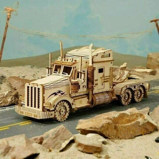 Super Tre Wooden Mechanical Model Puzzle Set | Skanto