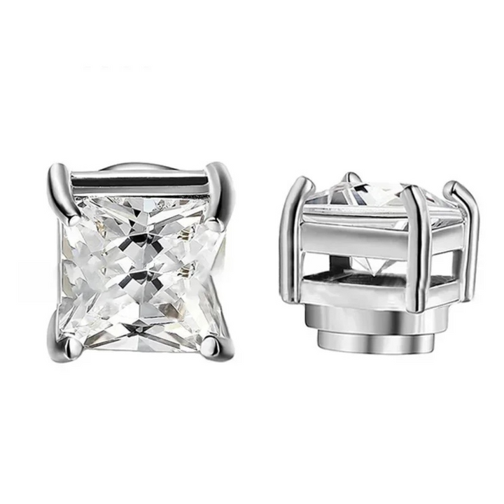 Skanto | Premium Unisex Magnetisk Krystall Design Stud Øreringer