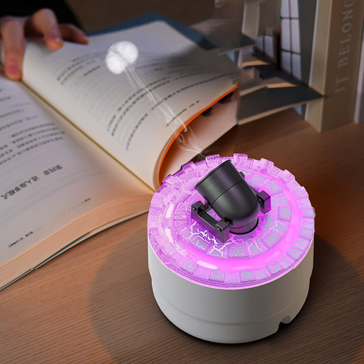 Skanto | Cannon Luftfukter Aroma Diffuser Vannmist Nattlys Lava Perfekt Gave