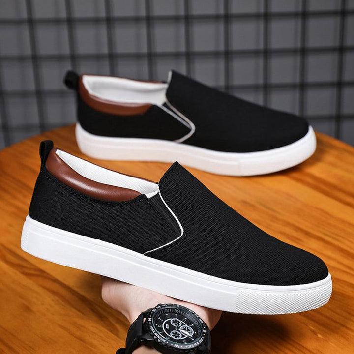 Skanto | Slip-On Sko laget av lerret for menn