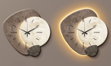 Skanto | Minimalistisk Veggklokke i Skandinavisk Design - NordiqTime