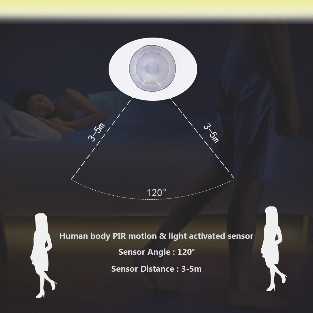 Skanto | LED lysreim med fjernkontroll – 2 meter fleksibel rem for dekorativ belysning i skap og hyller