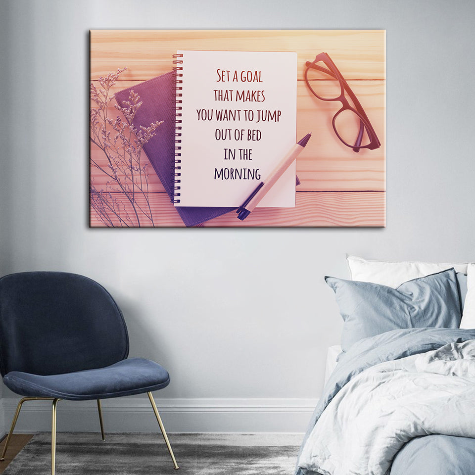Inspirerende kunst - lerret veggkunst maleri
