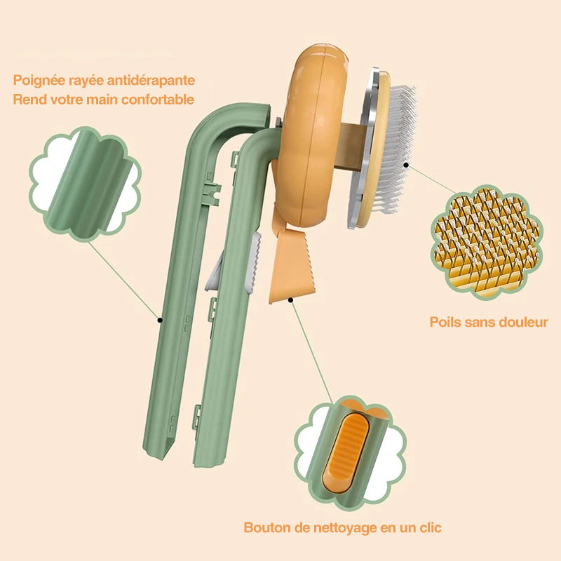 Pumpkin Comb Brush for Pets | Skanto