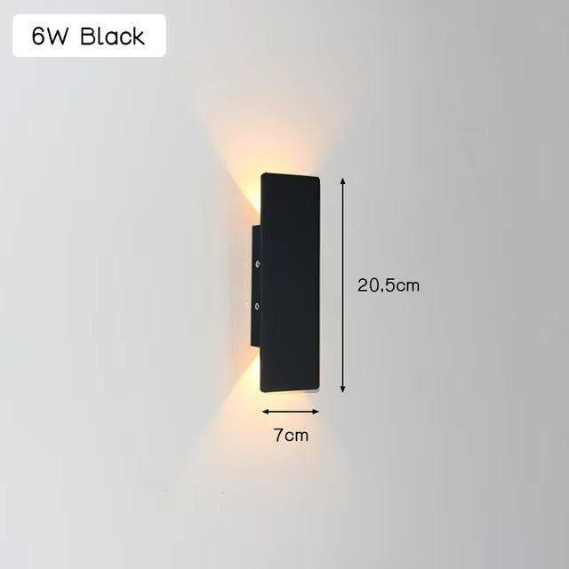 Skanto | Light - Moderne værbestandig LED-vegglampe laget av aluminium for utendørs bruk
