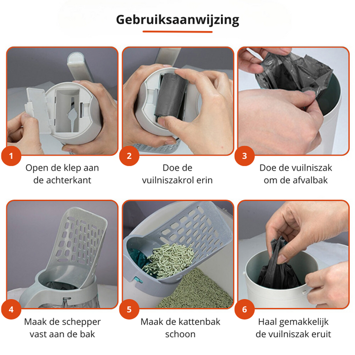 Hygienisk Kattetoalett uten Lukt Skanto