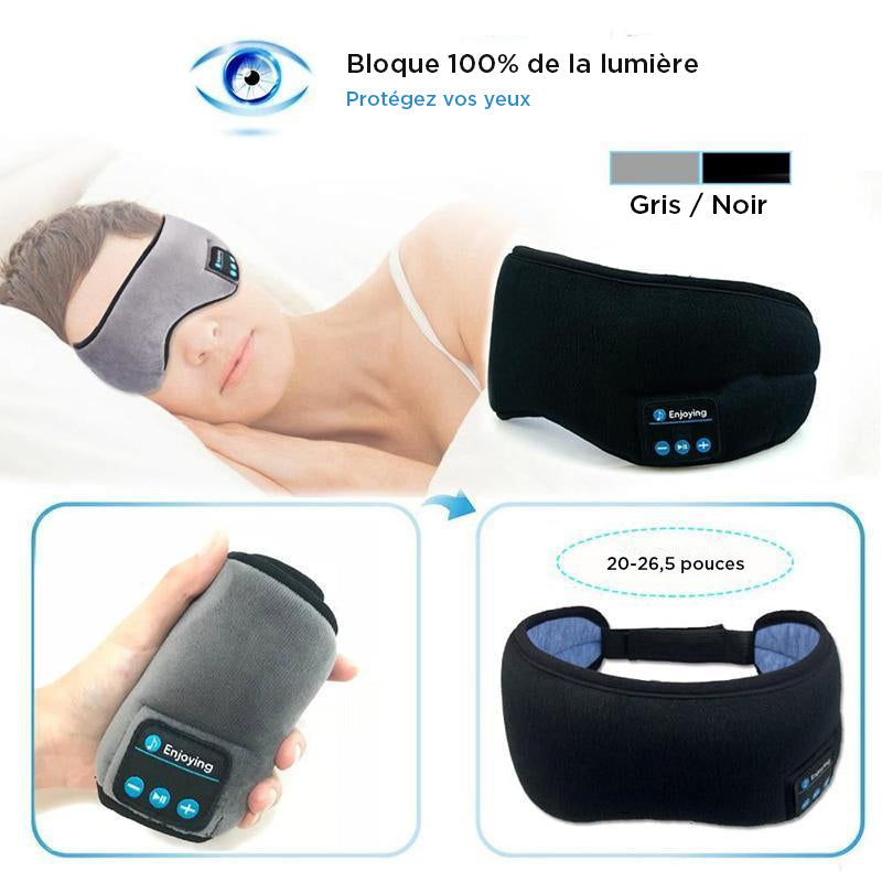 Bluetooth trådlig øyemaske med hodetelefoner | Skanto