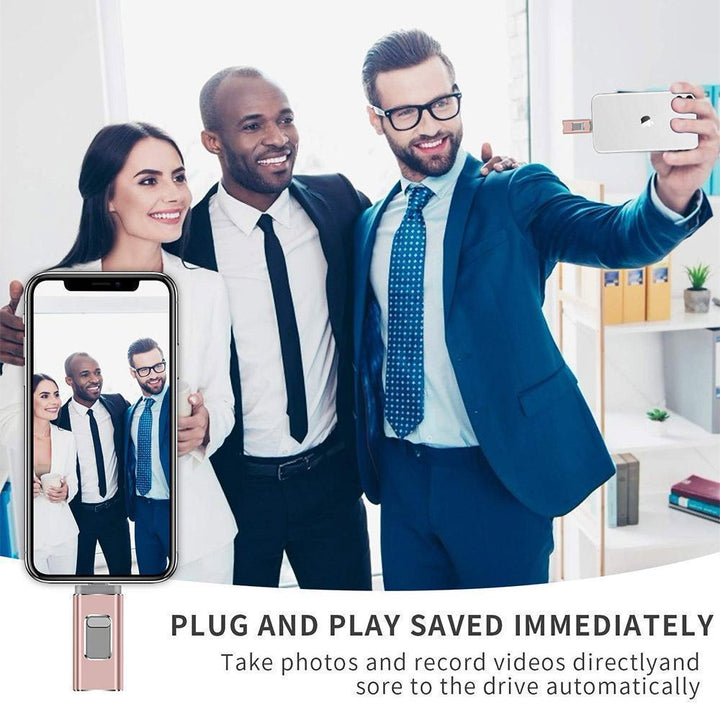 Skanto | Bærbar USB-minnepinne for iPhone, iPad og Android