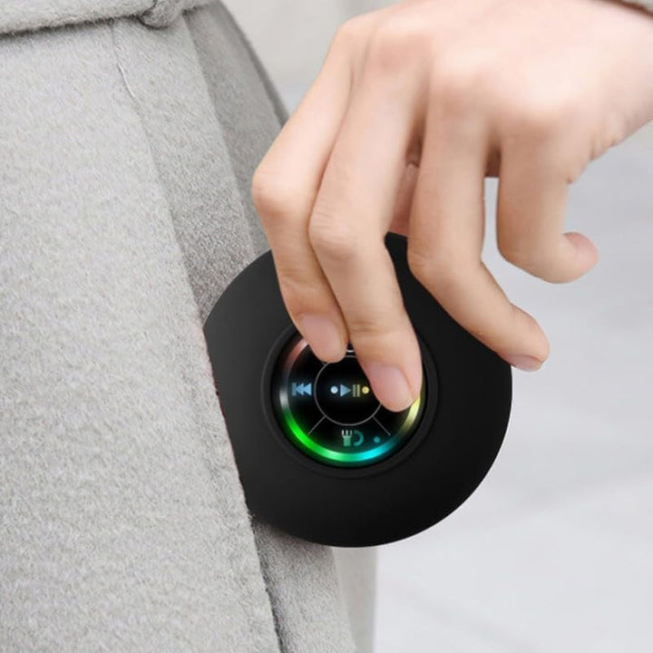 Mini Bluetooth dusj høyttaler med LED lys | Skanto