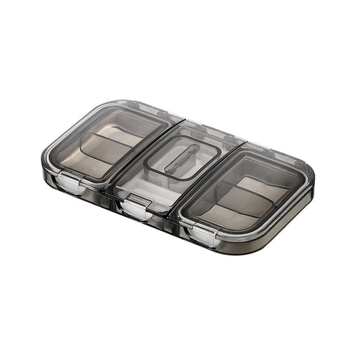 Rektangulær Pill Case Organizer Beholder | Skanto