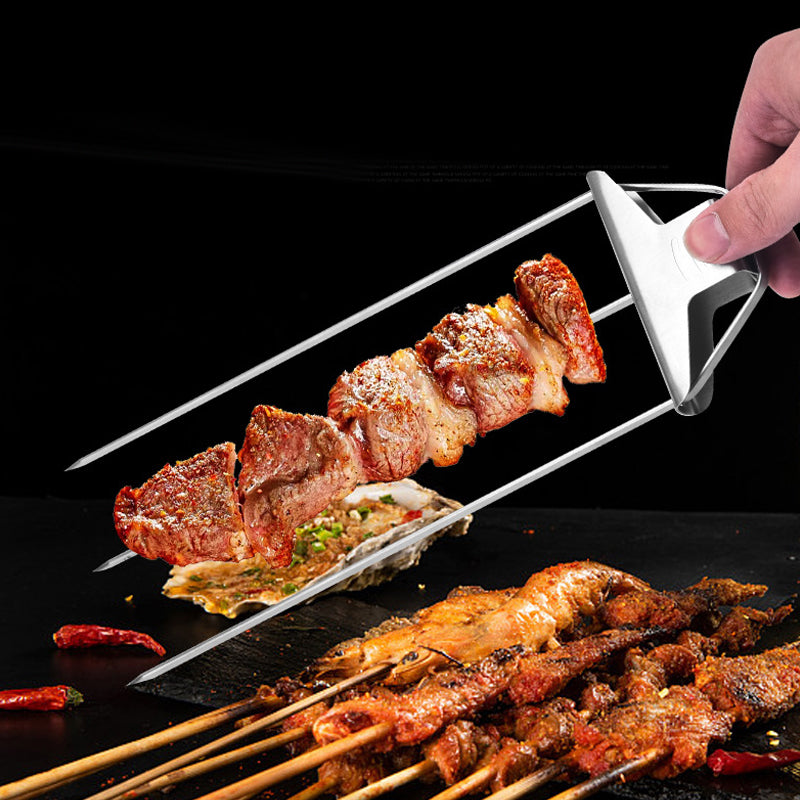 3 Way Grillspyd, Rustfritt Stål Spyd for BBQ | Skanto
