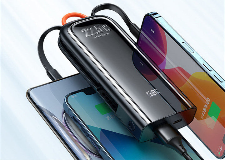 Skanto | 2-i-1 10000mAh Digital Display Hurtiglading Power Bank
