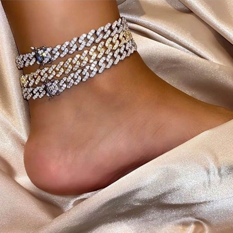 Skanto | Fashion Chunky Metal Chain Ankelkaramell