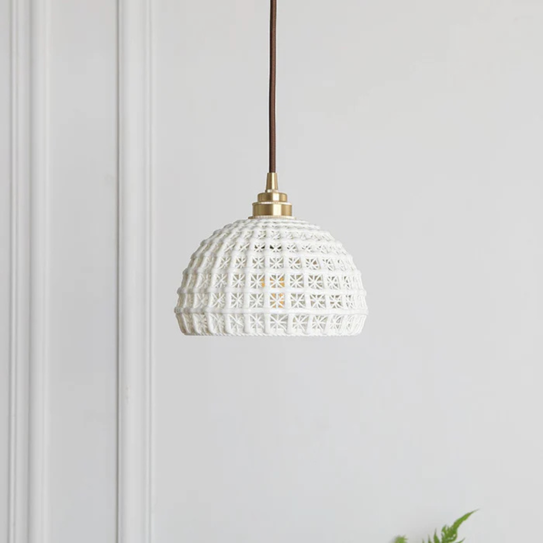 Skanto | Minimalistisk Keramisk Pendellampe