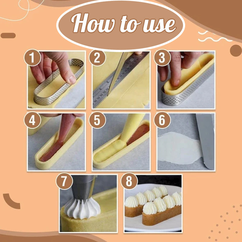 Oval Tart Ring Bakeform | Skanto