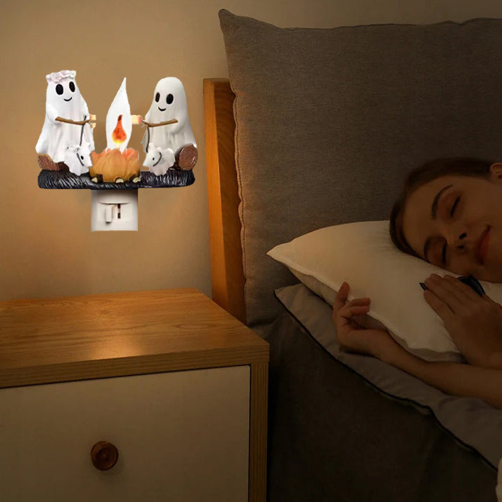 Skanto | 👻 Spøkelseshbål med flakkende nattlys 🎃 ❤️‍🔥