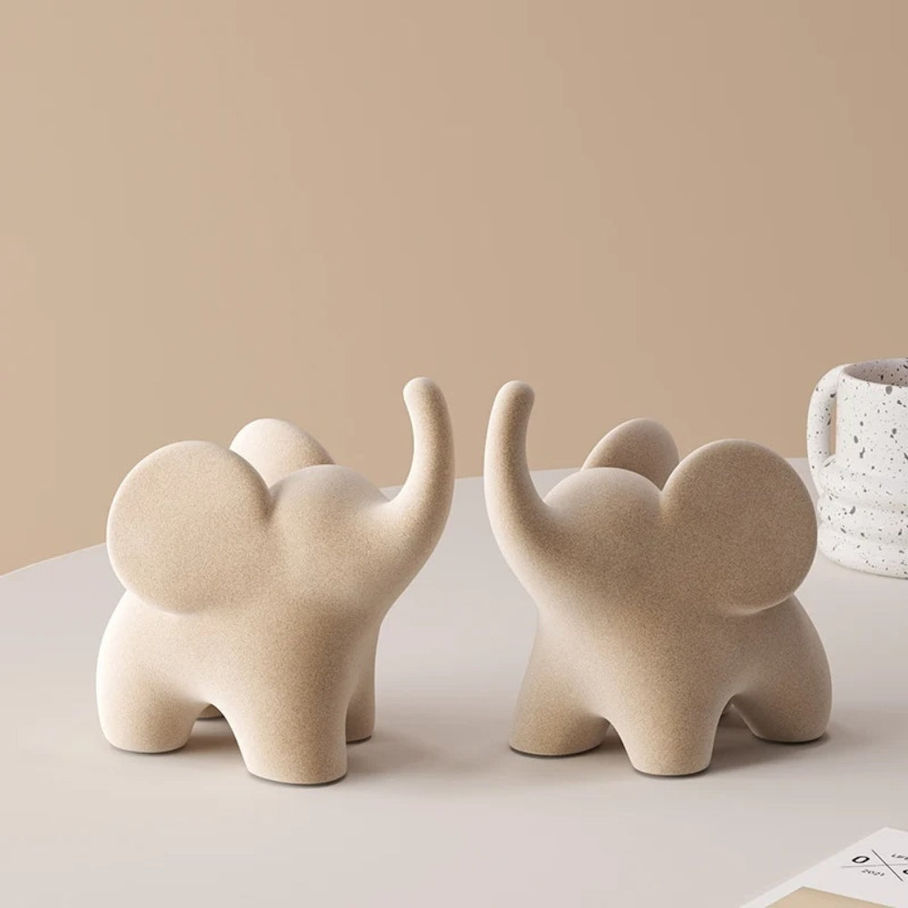 Skanto | Eklektisk Elefant Harpiks Figurer