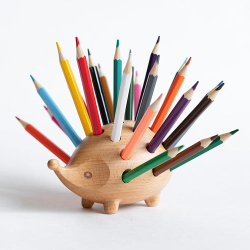 Skanto | Wood Creative Liten Piggsvin Blyant Holder, God Gave til Din Familie eller venner