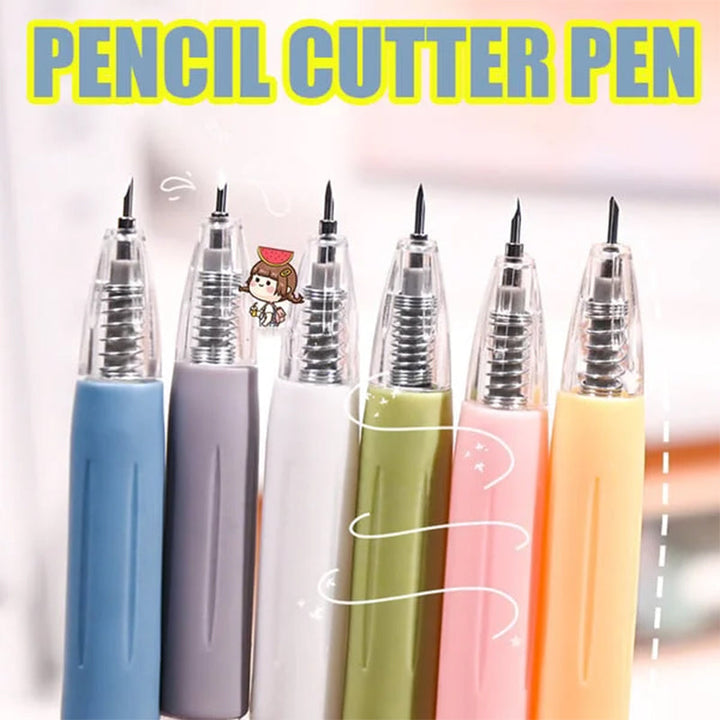 Skanto | Morandi Cartoon Pattern Student Universal Knife Pen