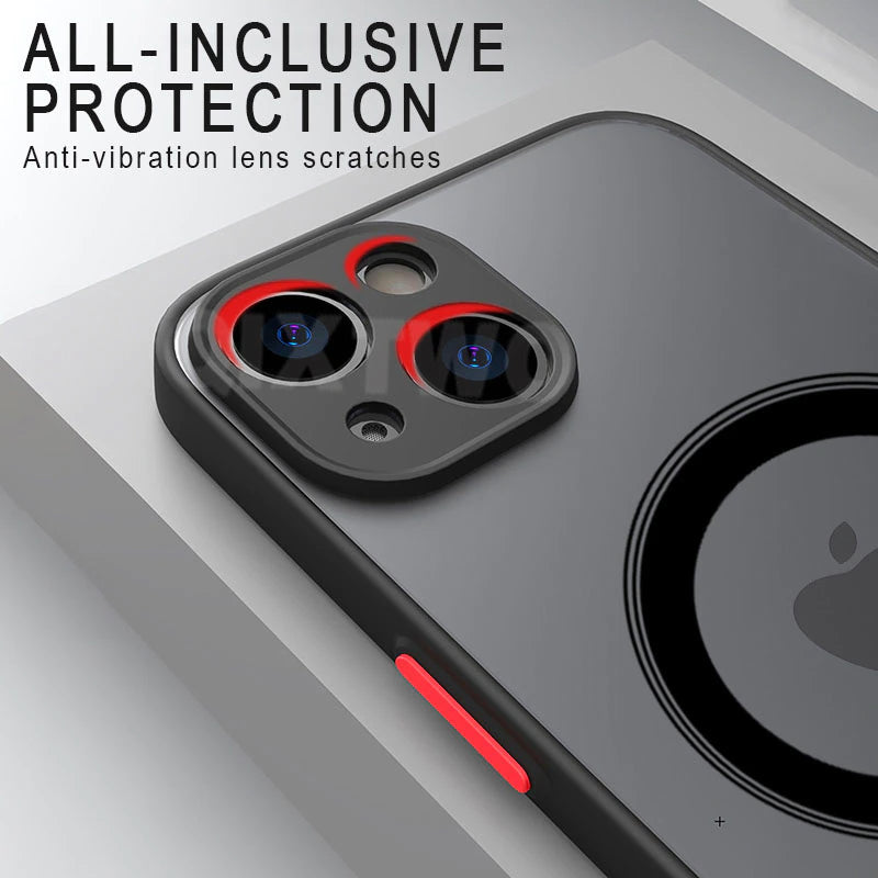 Skanto | Elegant Magsafe Støtsikker iPhone Deksel