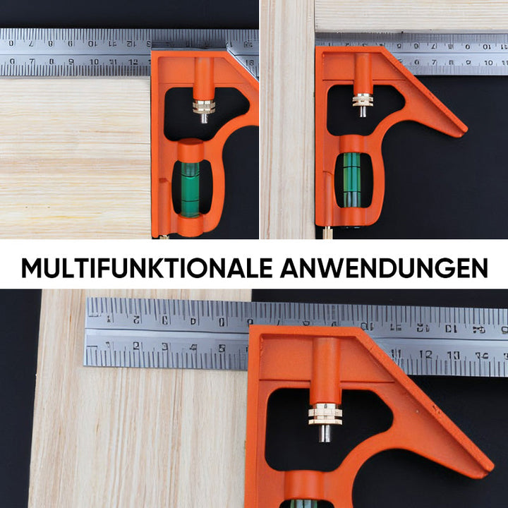 Multifunksjonell 90-graders og 45-graders vinkelmåler | Skanto