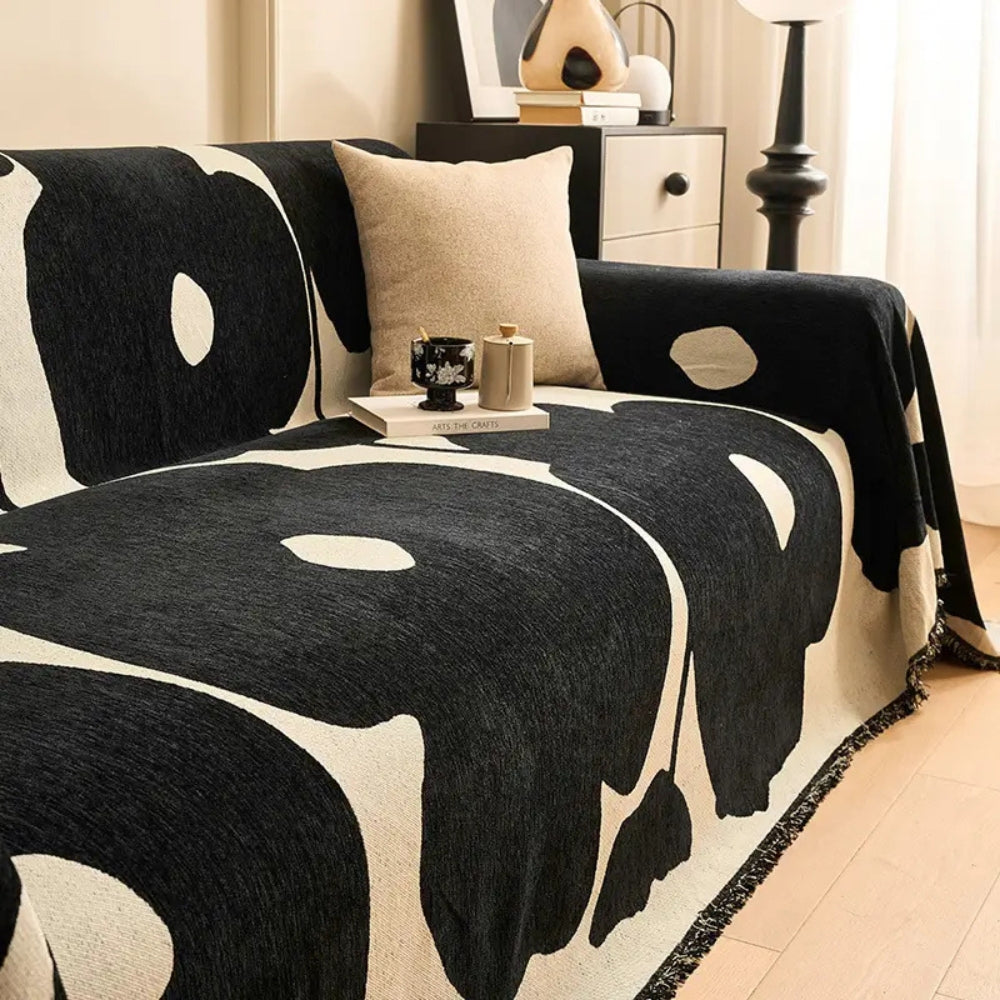 Skanto | Monaco Vevd Moderne Kunst Sofa Trekk