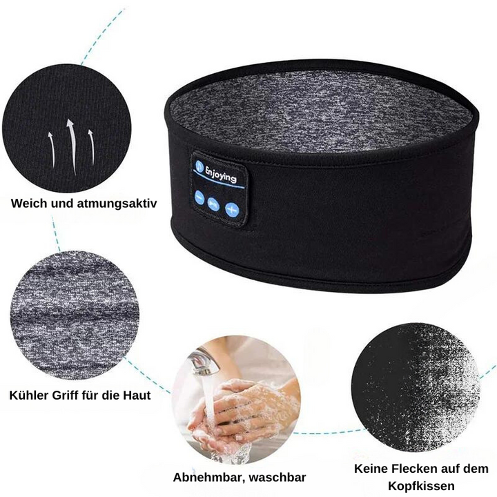 Skanto | Trådløse Bluetooth Hodetelefoner med Hodebånd for Søvn
