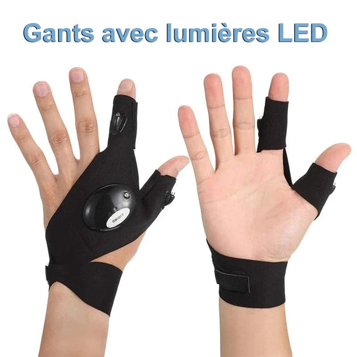 Hansker med vanntette LED-lamper | Skanto