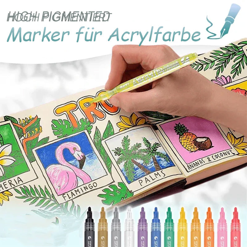 Skanto | Høypigmenterte akrylmaling markører
