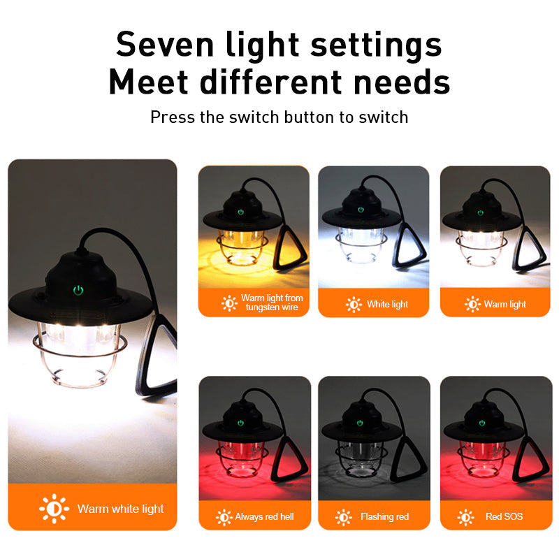 Skanto | Retro Vanntett LED Campinglys